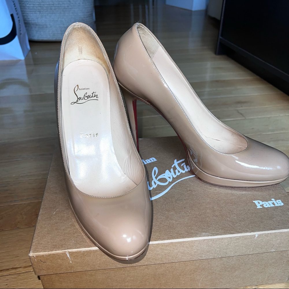 Christian Louboutin New Simple Pump 120 Patent Nude